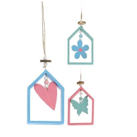 DEC PENSILE IN LEGNO 11CM 3ASS